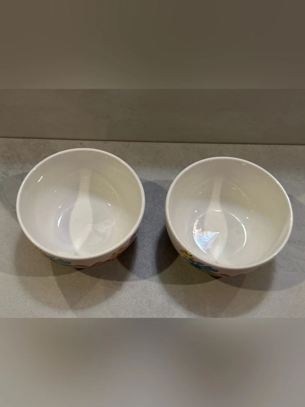 Set of 2 Royal Norfolk Colorful Daisy Cereal Bowls Spring Fling 5.5